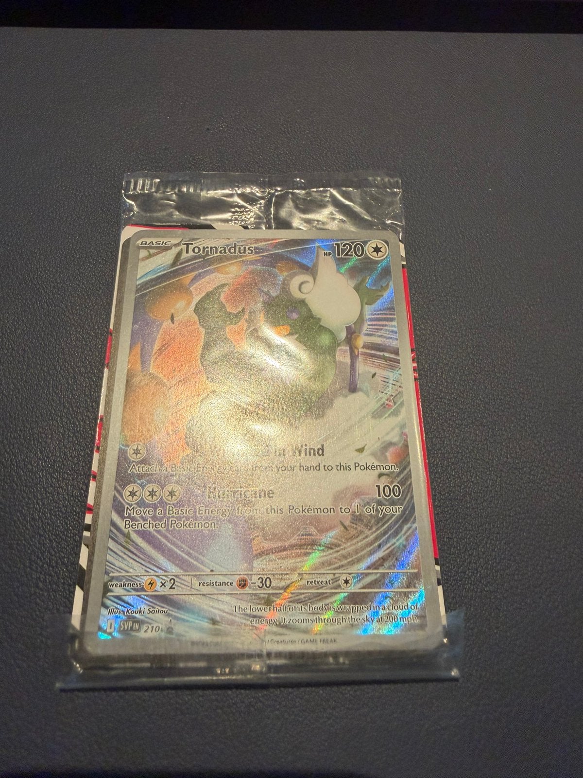 Pokemon Tornadus SVP 210, Hobby en Vrije tijd, Verzamelkaartspellen | Pokémon, Ophalen of Verzenden, Zo goed als nieuw, Losse kaart