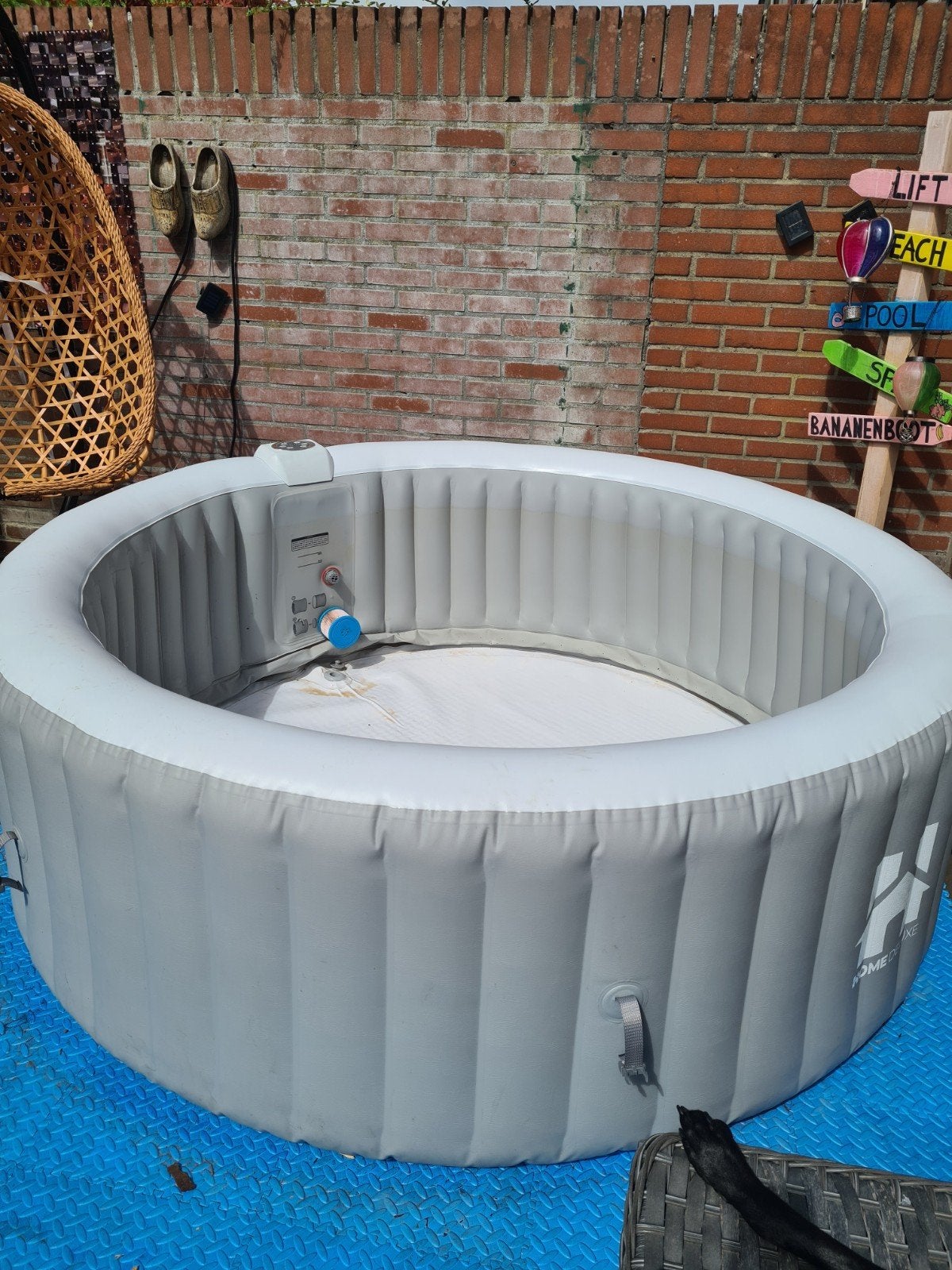 Home Deluxe Opblaasbare Jacuzzi - Zo goed als nieuw, Ophalen, Zo goed als nieuw, Filter, Opblaasbaar