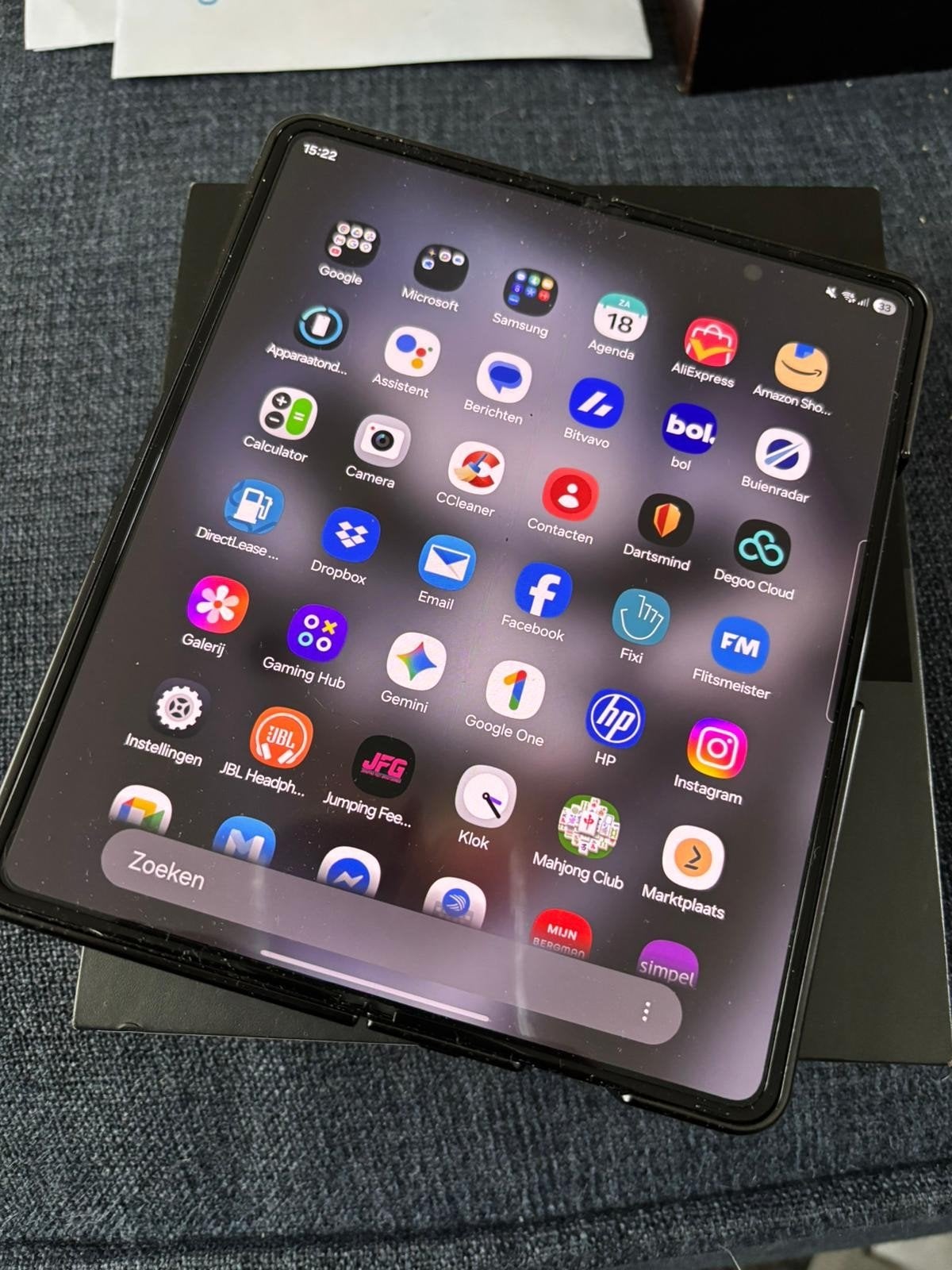Samsung Galaxy Fold 4 256GB - Schadevrij, met doos, Telecommunicatie, Mobiele telefoons | Samsung, Ophalen