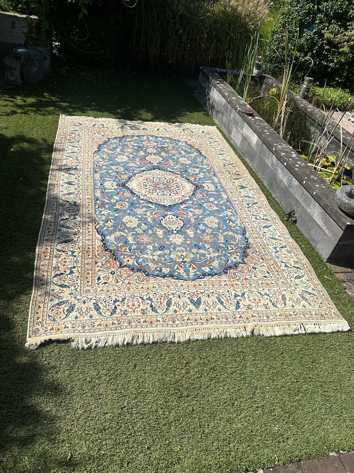 Prachtig handgeknoopt Perzisch tapijt - Derag, Huis en Inrichting, Stoffering | Tapijten en Kleden, Ophalen, Blauw, 150 tot 200 cm