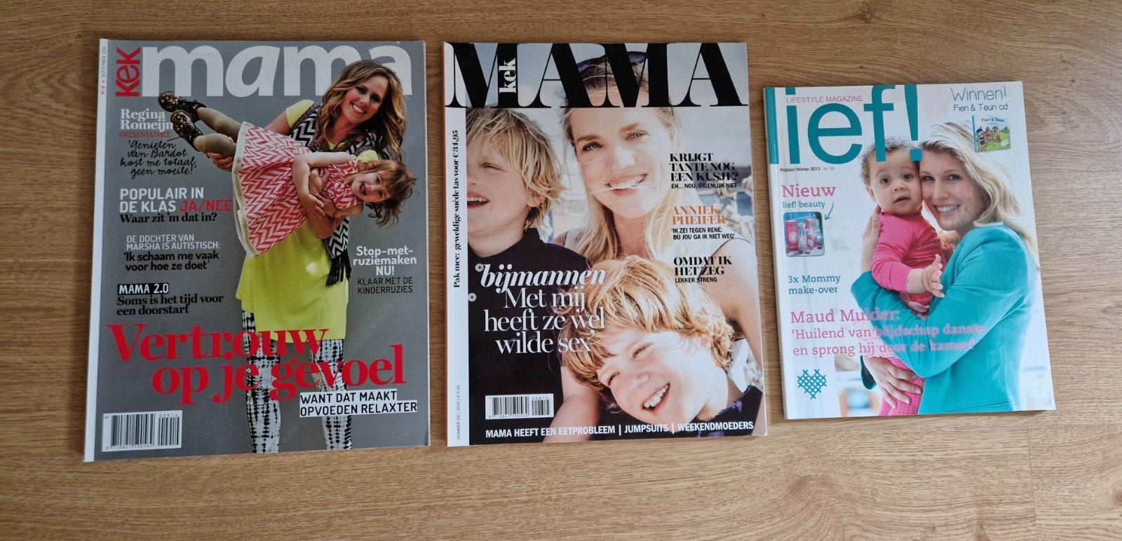 3x tijdschriften magazines voor moeders, Boeken, Ophalen of Verzenden, Damesbladen