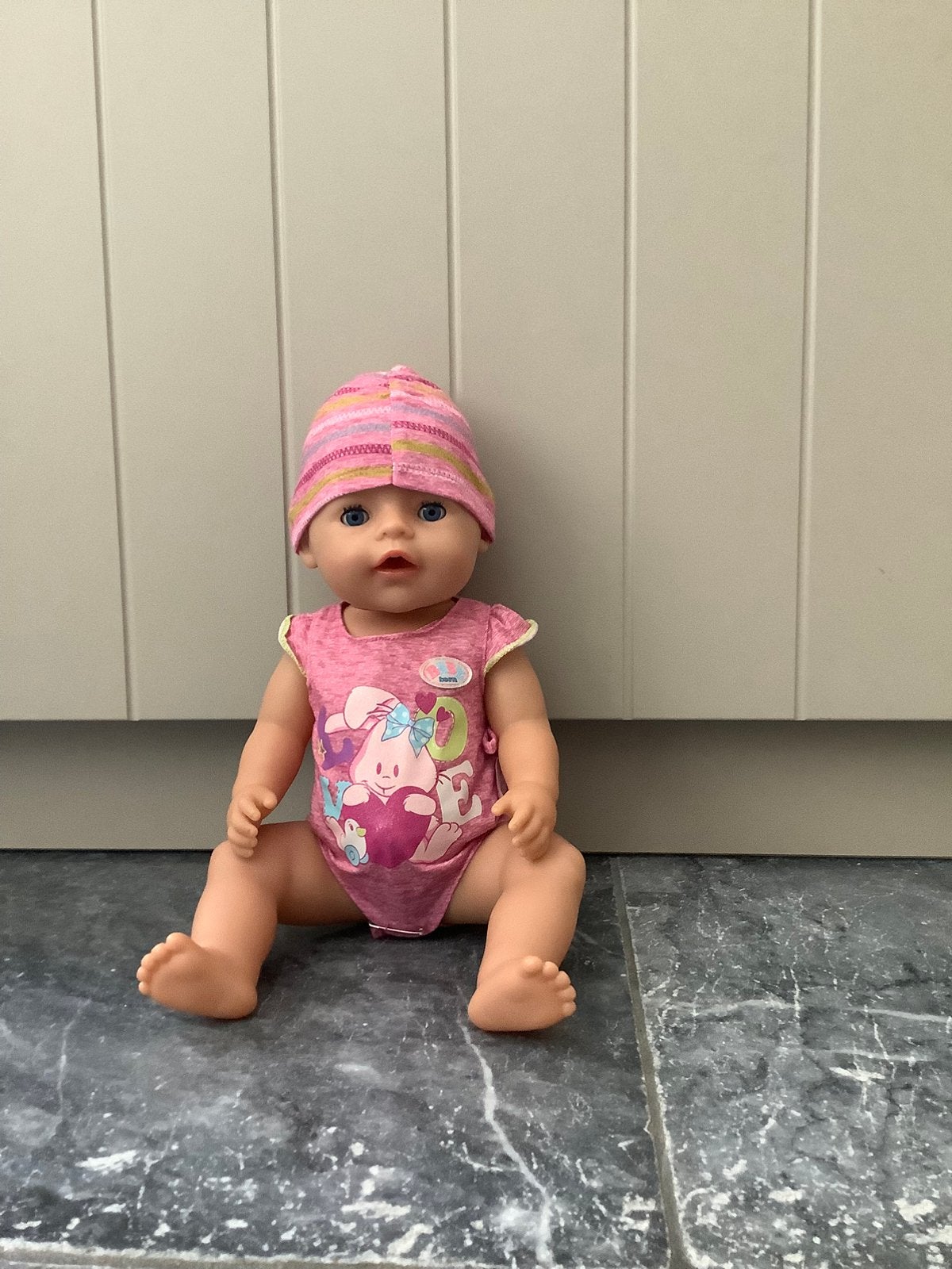 Hele mooie baby born pop inclusief kleertjes, Verzenden, Zo goed als nieuw, Babypop