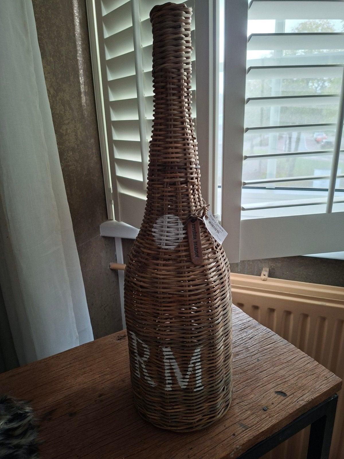 Riviera Maison Rattan Sierfles - 51 cm hoog, Ophalen of Verzenden