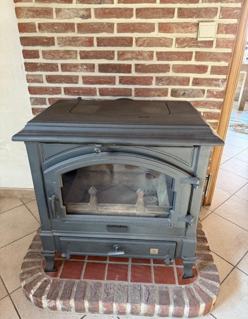 Houtkachel Surdiac Harmony III Mix 16KW allesbrander, Huis en Inrichting, Kachels, Ophalen, Zo goed als nieuw, Vrijstaand, Hout