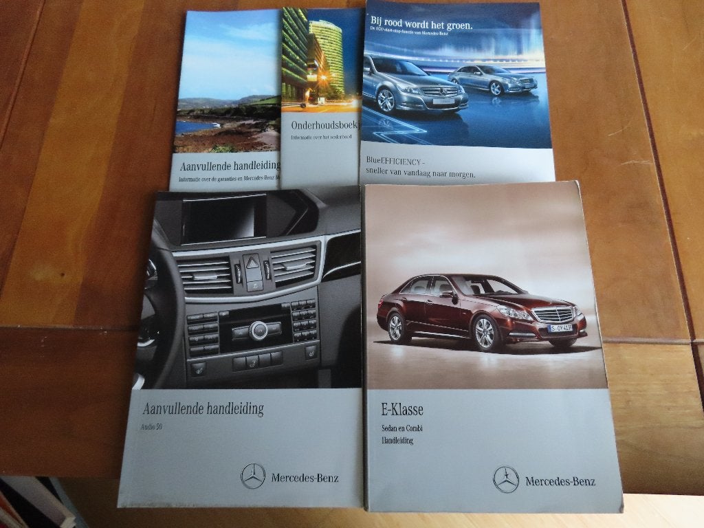 Instructieboek Mercedes E-klasse W212 +Combi + AMG 63 +Navi, Ophalen of Verzenden