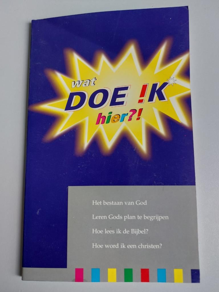 Wat DOE IK hier?! - Gids voor geloof en zingeving, Boeken, Ophalen of Verzenden, Gelezen, Onbekend, Christendom | Katholiek