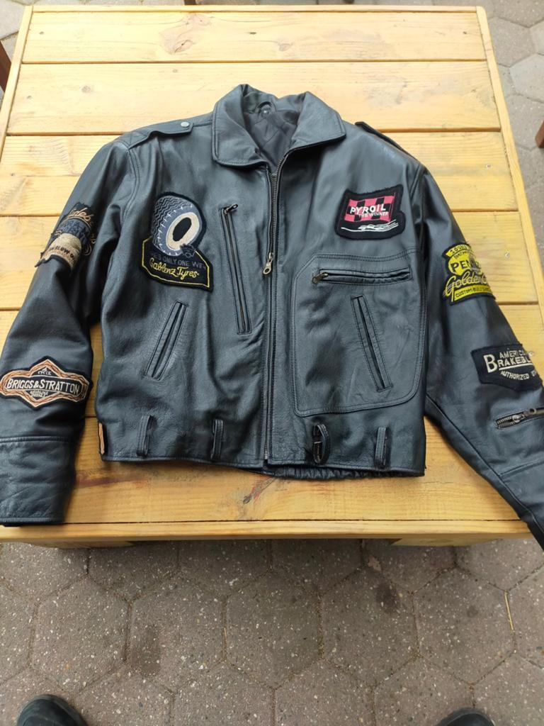 Motorjack Mt 54 56, Motoren, Kleding | Motorkleding, Ophalen, Tweedehands, Jas | leer