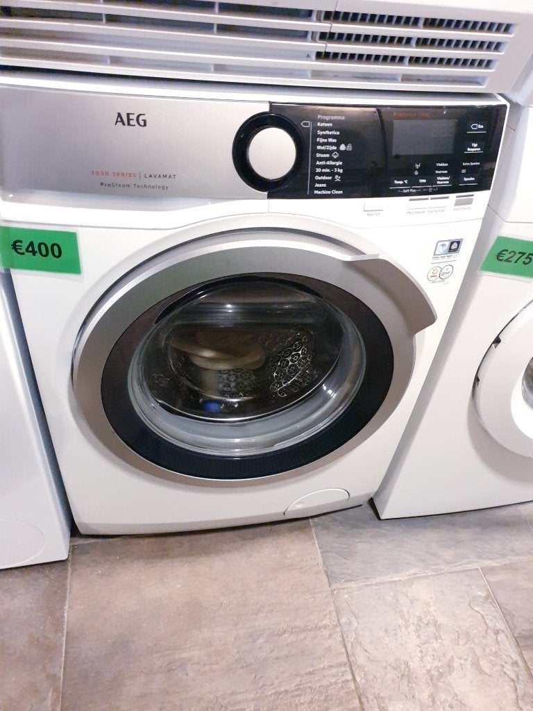 wasmachine AEG ️8kg️️️ ️️️️6000 Series A+++ INC GARANTIE, Ophalen, Minder dan 85 cm, Zo goed als nieuw, Voorlader