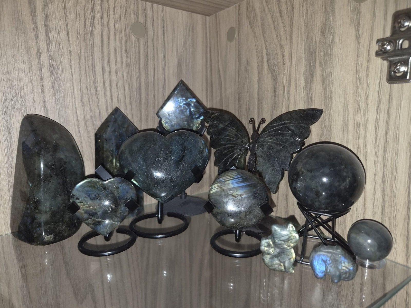 Labradoriet edelstenen set, Ophalen of Verzenden, Mineraal