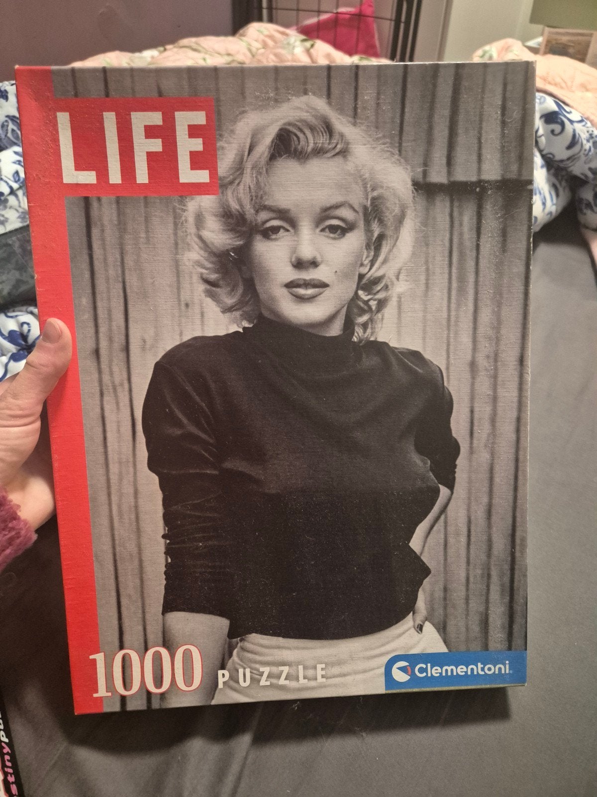 Marilyn Monroe LIFE 1000 stukjes puzzel Clementoni, Een of twee spelers, Ophalen of Verzenden, Gebruikt, Clementoni