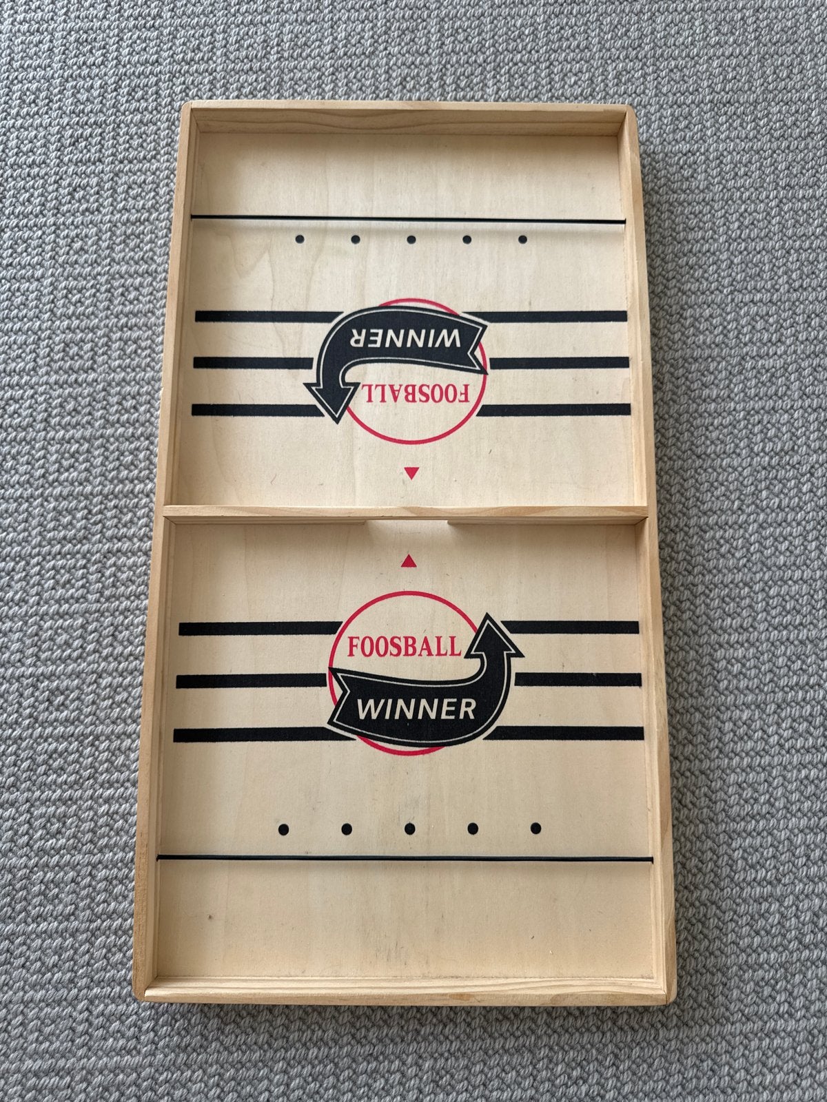 Foosball Winner bordspel - snel en leuk!, Een of twee spelers, Ophalen of Verzenden, Zo goed als nieuw, Reisspel