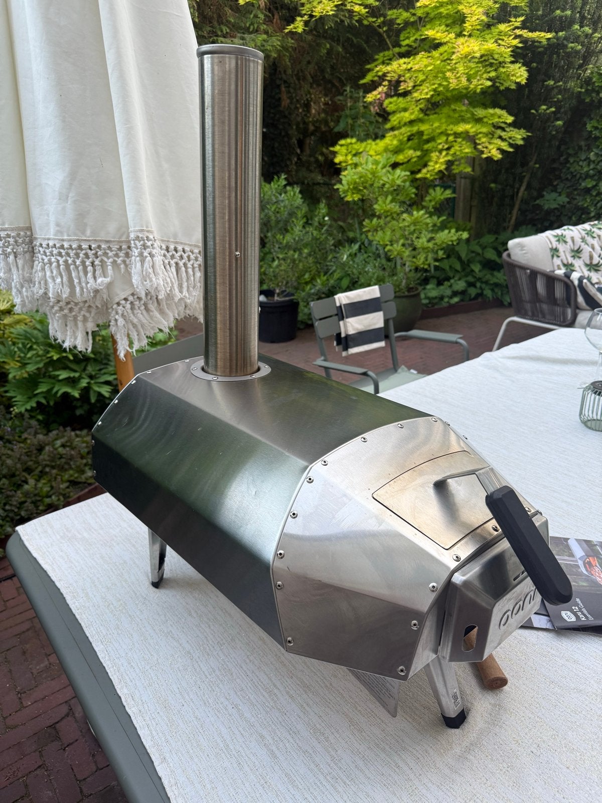 Ooni Karu 12 pizzaoven - Zo goed als nieuw, Tuin en Terras, Pizzaovens, Ophalen, Zo goed als nieuw
