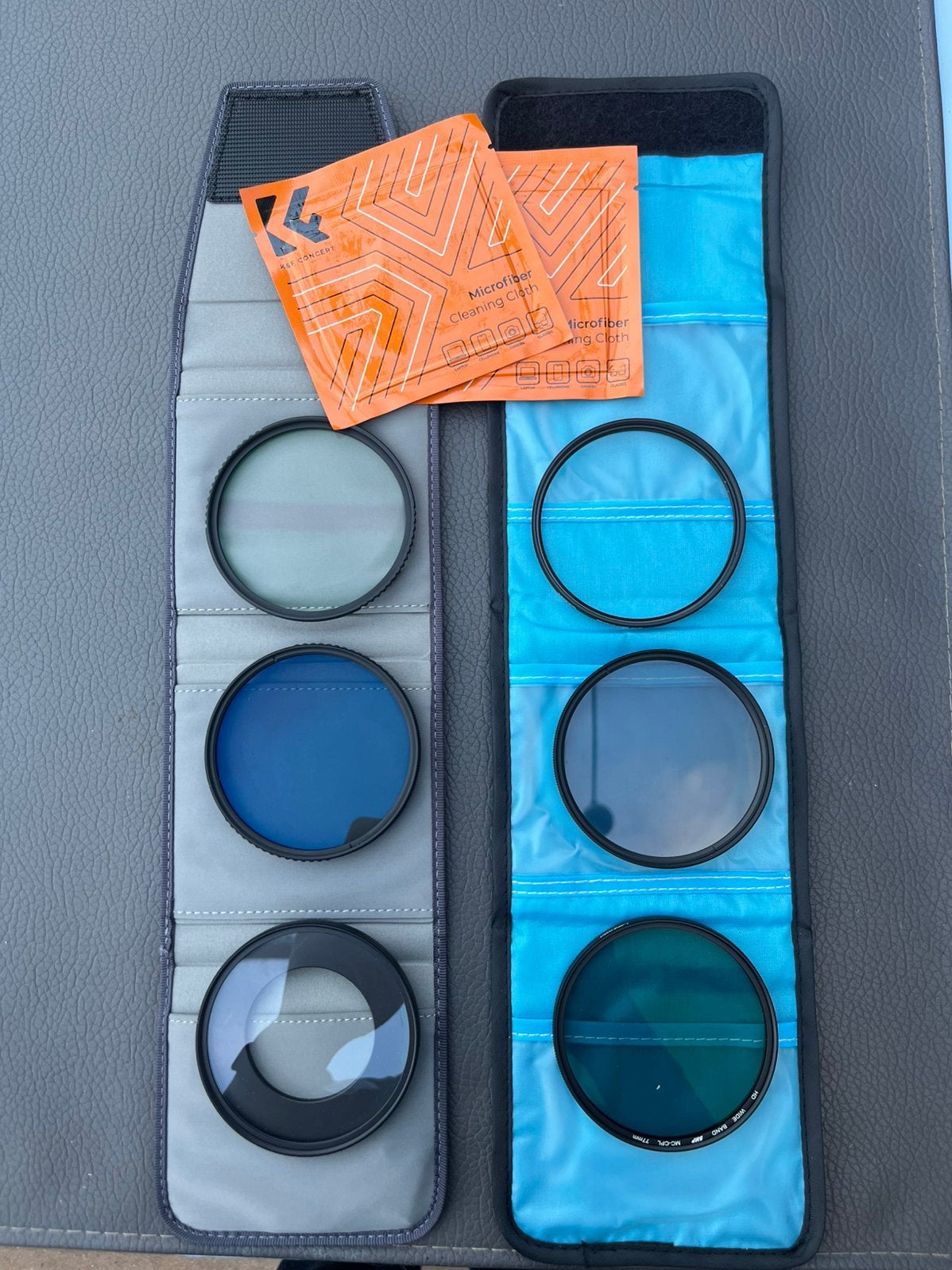 6 filters 77mm, Ophalen of Verzenden, Zo goed als nieuw, 70 tot 80 mm, Overige typen