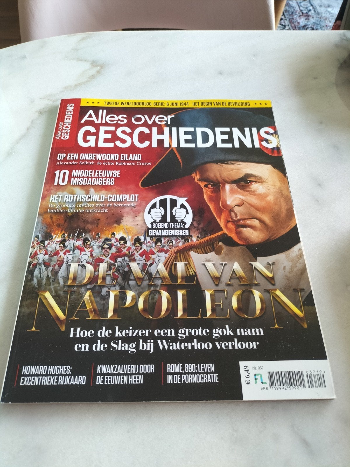 Alles over Geschiedenis - De Val van Napoleon, Boeken, Ophalen of Verzenden, Zo goed als nieuw, Overige typen