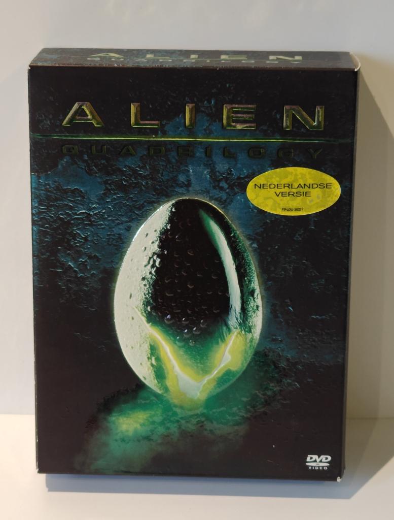 Alien Quadrilogy DVD-box 9-disc set Ridley Scott NL horror, Vanaf 16 jaar, Ophalen of Verzenden, Zo goed als nieuw, Science Fiction