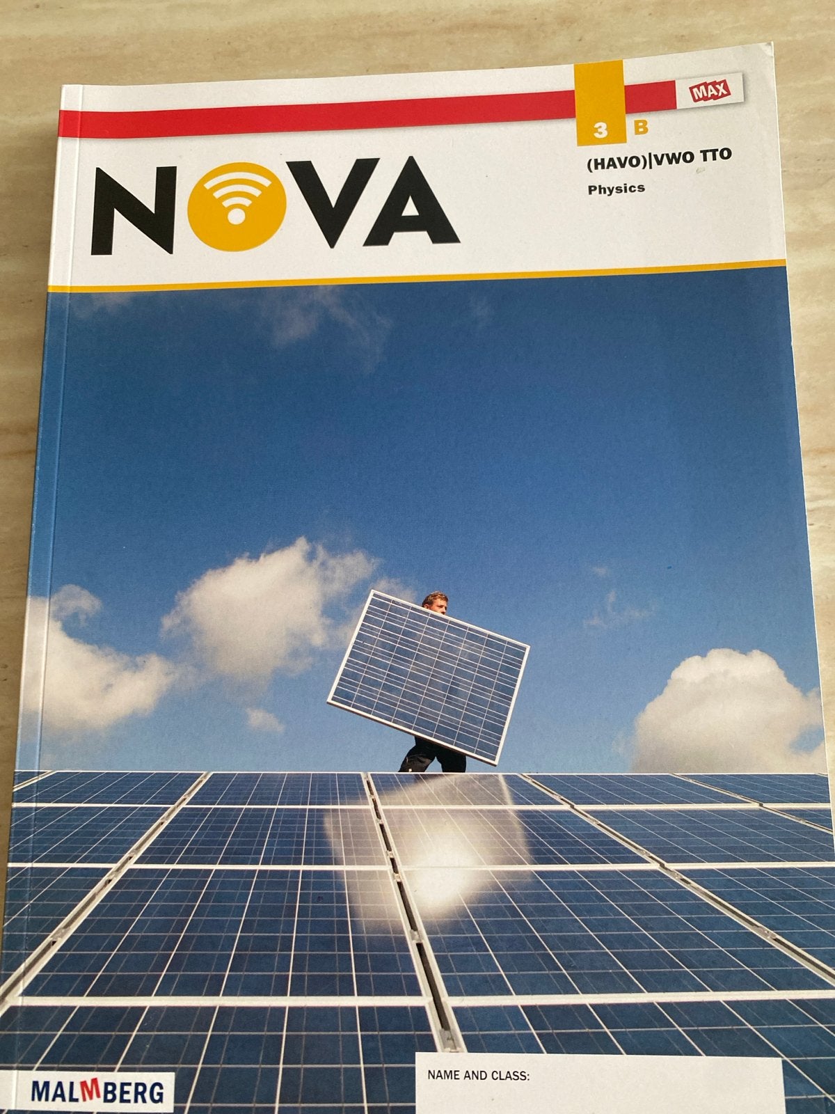 Niewe NOVA 3B (HAVO|VWO TTO) Physics - Malmberg, Ophalen of Verzenden, Zo goed als nieuw, HAVO, Natuurkunde