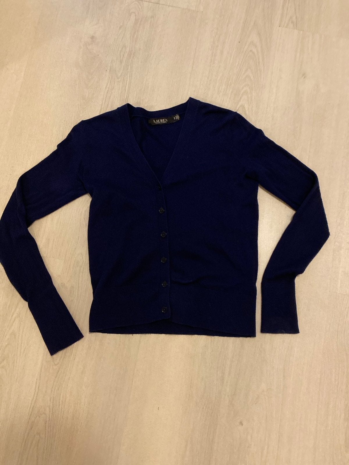 Lauren Ralph Lauren donkerblauw vest maat XS, Ophalen of Verzenden, Zo goed als nieuw, Maat 36 (S), Blauw
