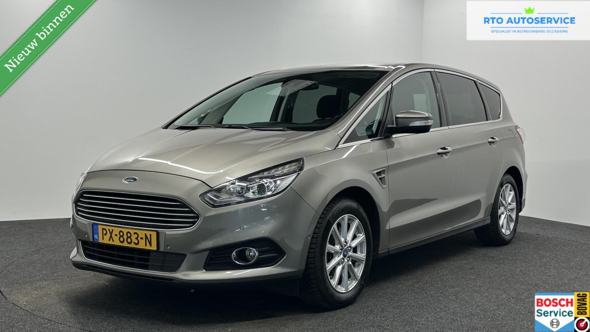 Ford S-Max 1.5 Trend CAMERA TREKHAAK ECC NAVIGATIE LM CRUISE, Auto's, Voorwielaandrijving, Met garantie (alle), 160 pk, Bedrijf