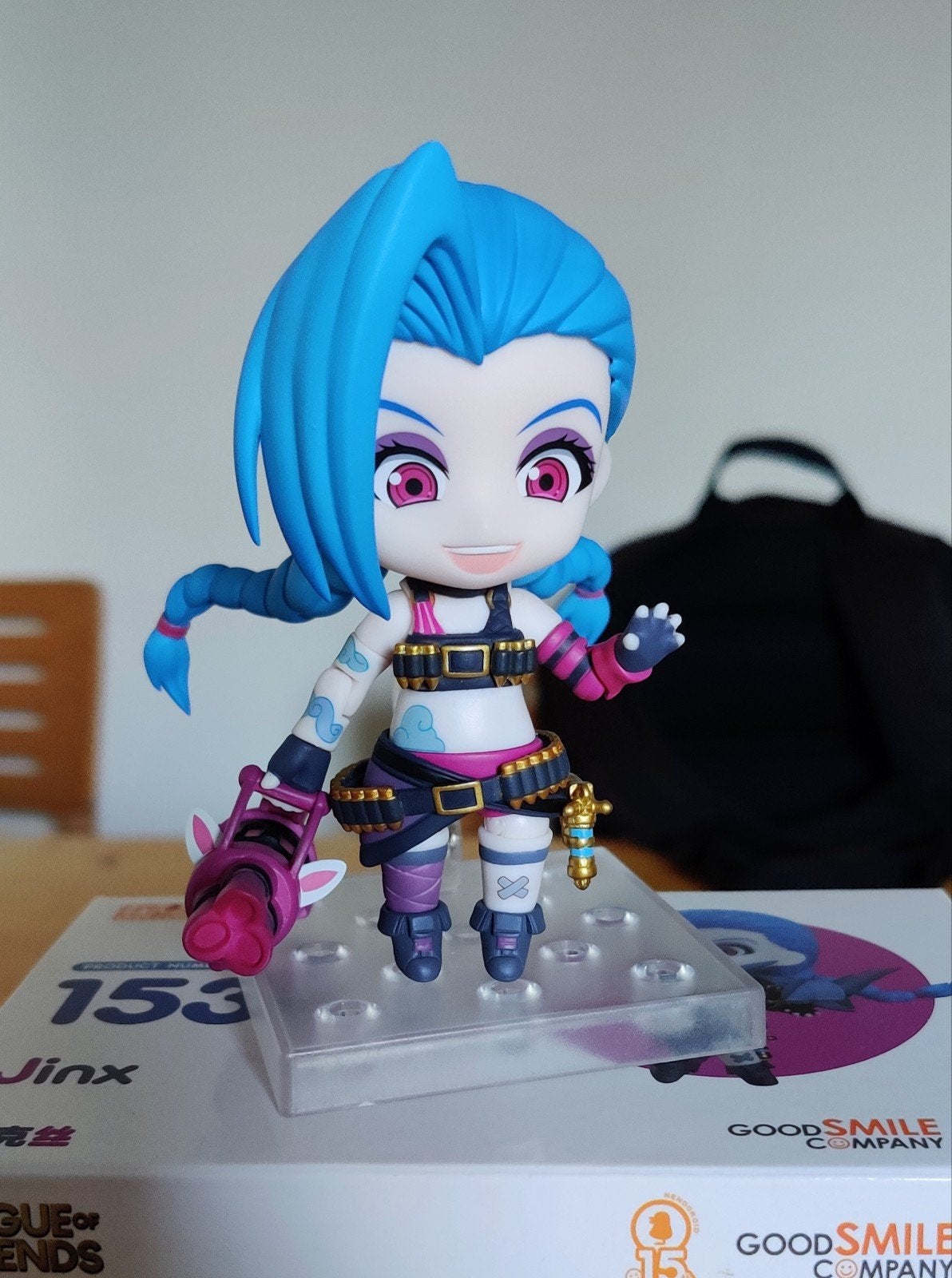League of Legends Jinx Nendoroid anime figure, Verzamelen, Poppetjes en Figuurtjes, Ophalen of Verzenden, Zo goed als nieuw