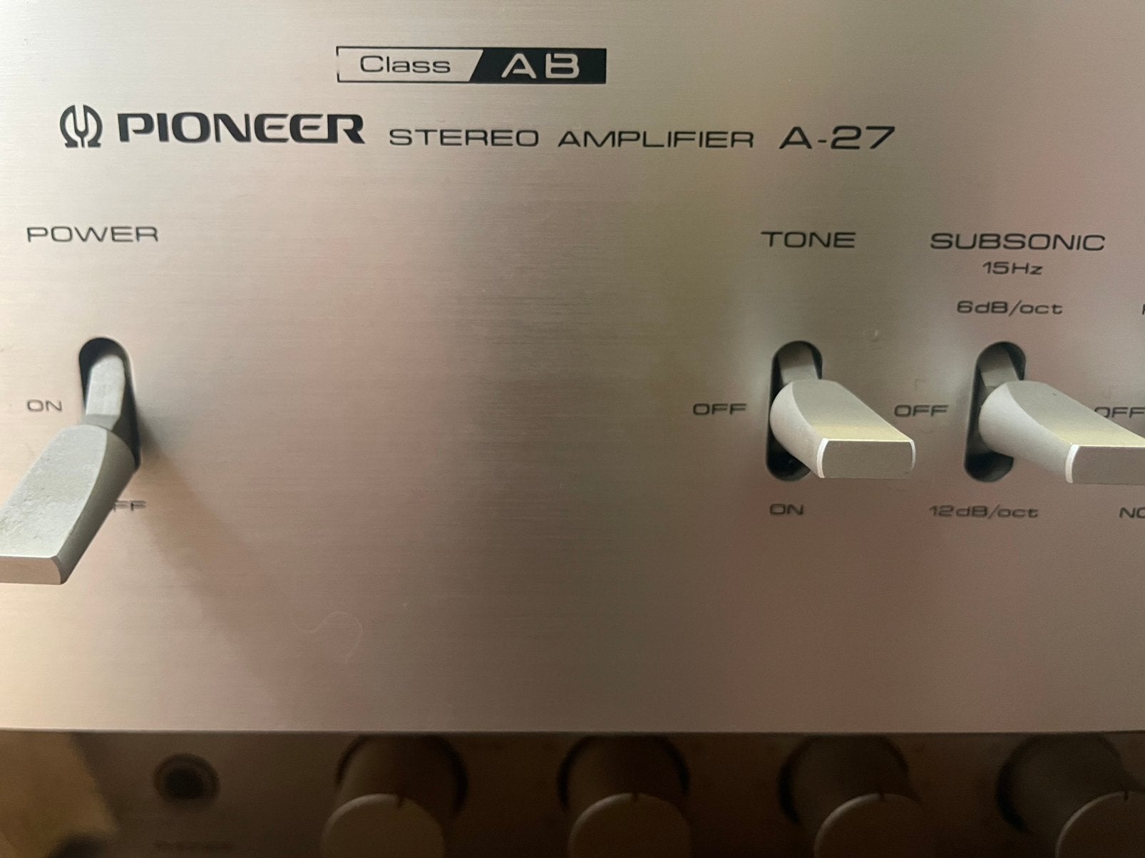 pioneer A27 silver series, Audio, Tv en Foto, Ophalen, Gebruikt, 120 watt of meer, Pioneer