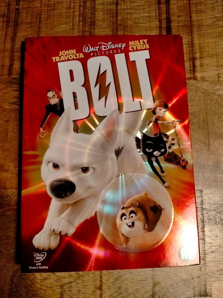 Bolt Walt Disney pictures tekenfilm dvd hond hamster, Cd's en Dvd's, Dvd's | Tekenfilms en Animatie, Alle leeftijden, Verzenden