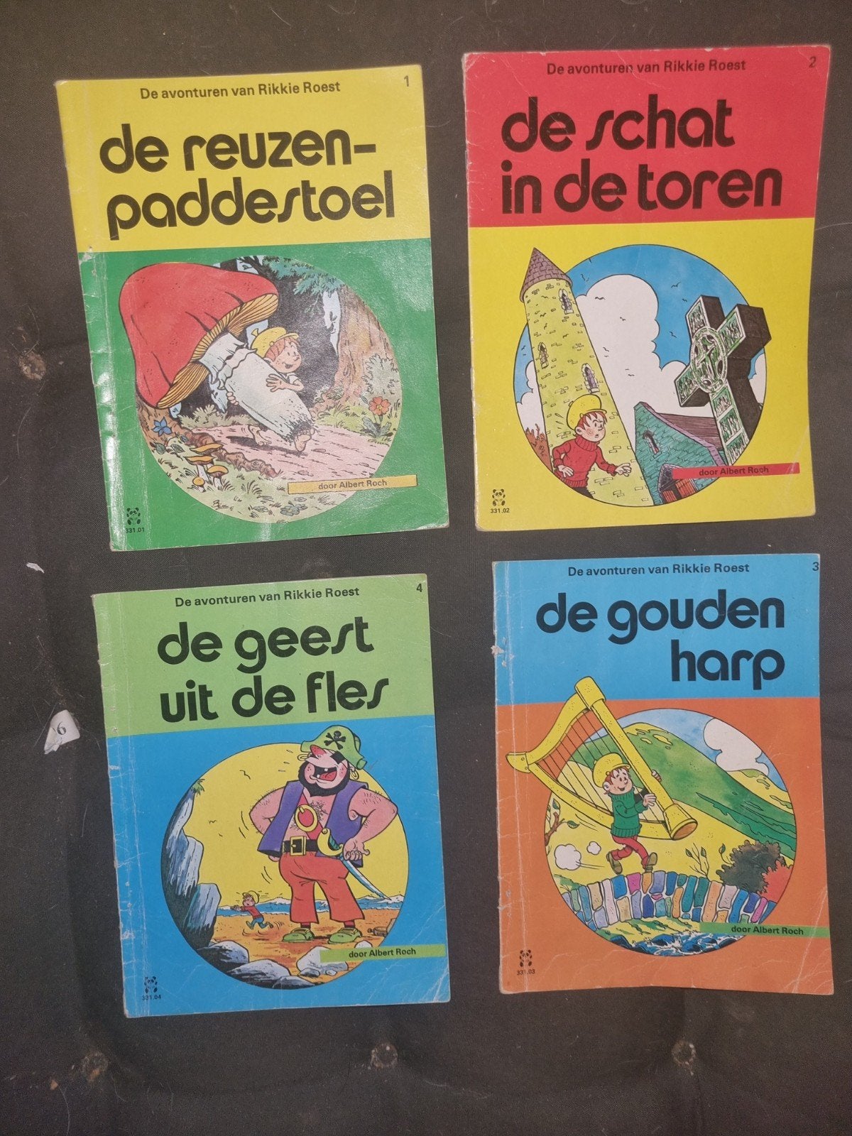De avonturen van Rikkie Roest - 4 kinderboeken, Boeken, Ophalen of Verzenden, Gelezen, Albert Roch