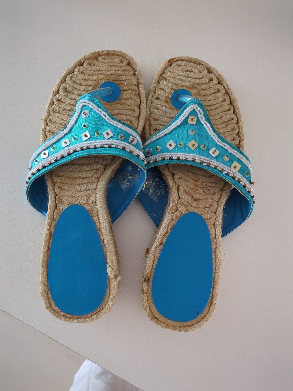 Slippers, Kleding | Dames, Schoenen, Ophalen of Verzenden, Nieuw, Blauw