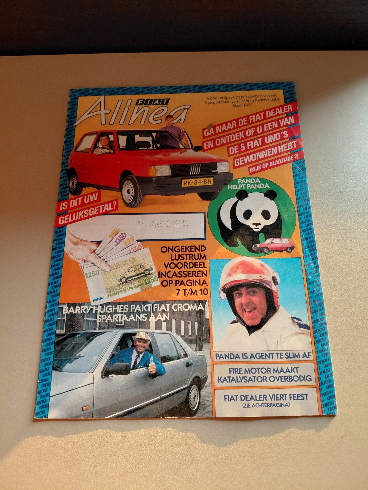 Fiat Allinea Magazine Mei 1987 - Fiat Uno & Croma, Ophalen of Verzenden, Gelezen, Algemeen, Onbekend