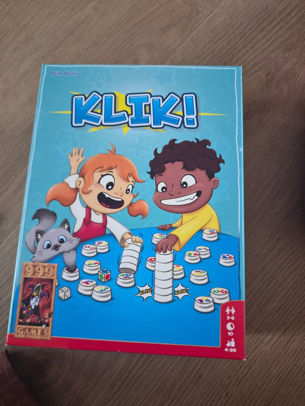 Klik! bordspel - Leuk familiespel, Vijf spelers of meer, Ophalen of Verzenden, Zo goed als nieuw, 999 Games