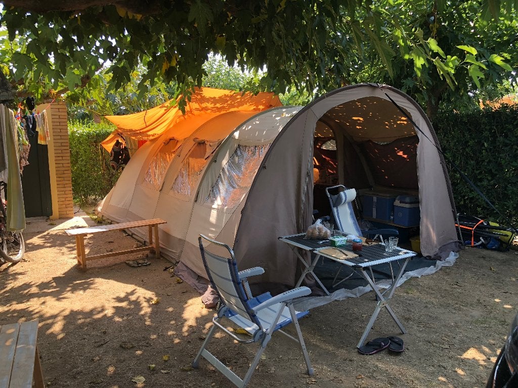 Tent Bardani Villa Grande 400, Caravans en Kamperen, Tenten, Ophalen, Zo goed als nieuw, Tot en met 6