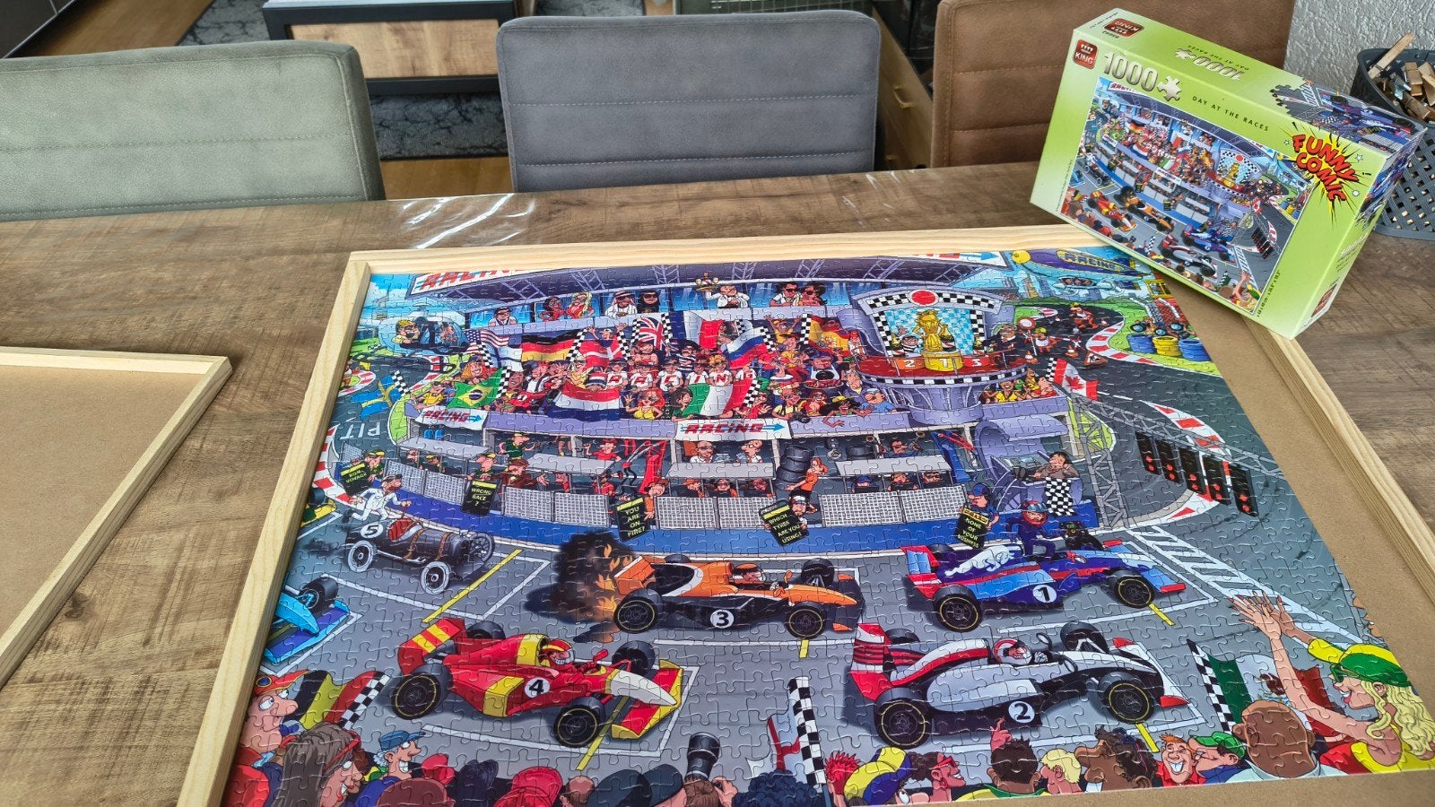 puzzel F1, Ophalen, 500 t/m 1500 stukjes