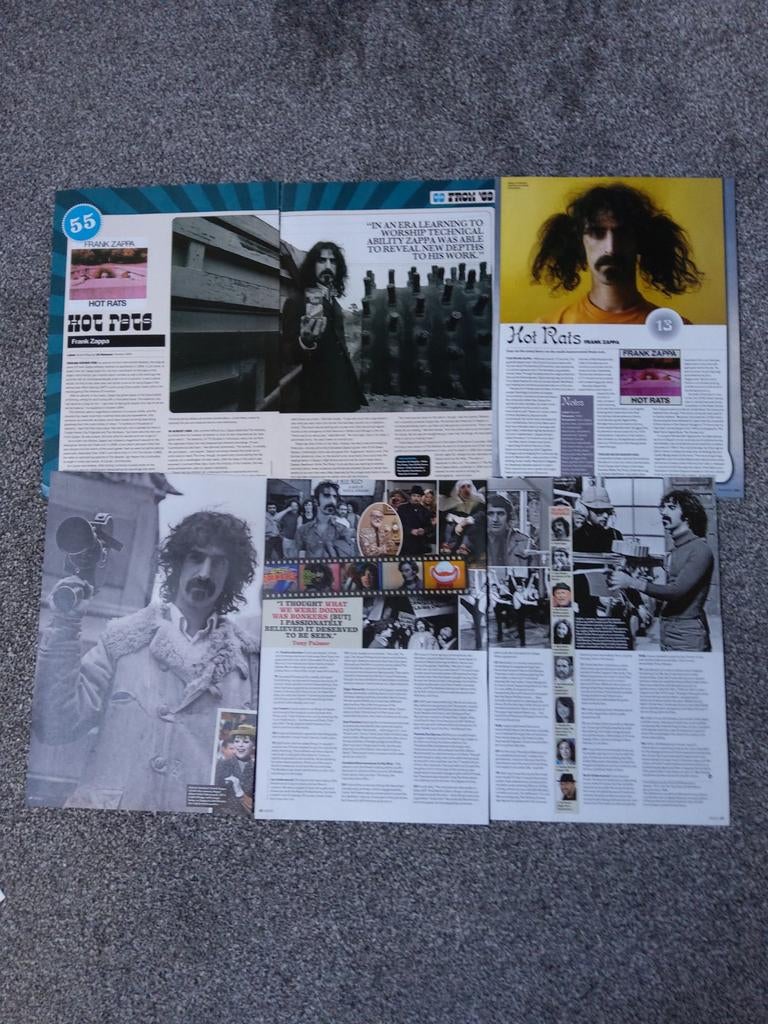 Frank Zappa:  Hot rats and 200 Motels 1969-1970, Ophalen of Verzenden, Zo goed als nieuw, Boek, Tijdschrift of Artikel