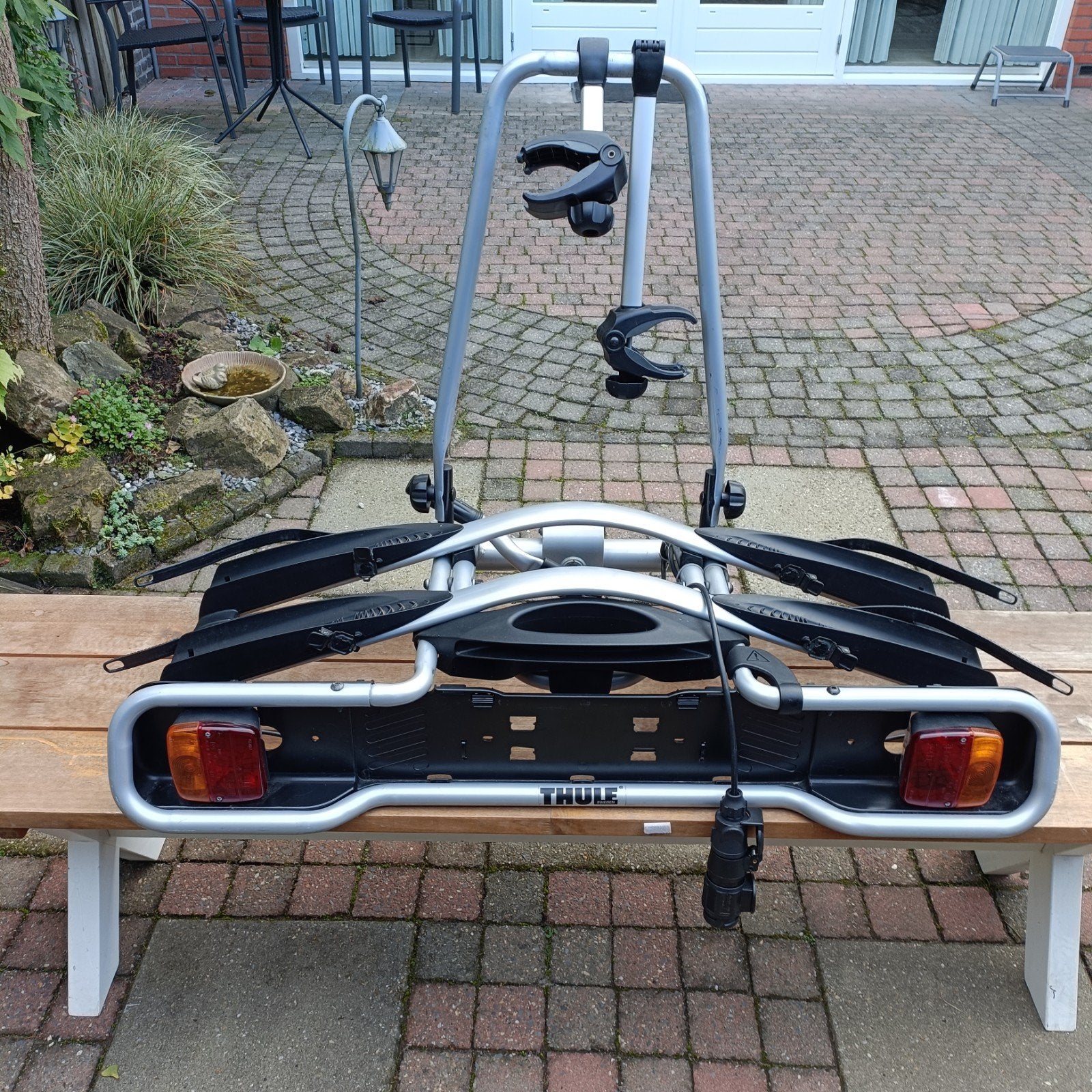 Thule fietsendrager, Auto diversen, Ophalen, 2 fietsen, Gebruikt, Trekhaakdrager