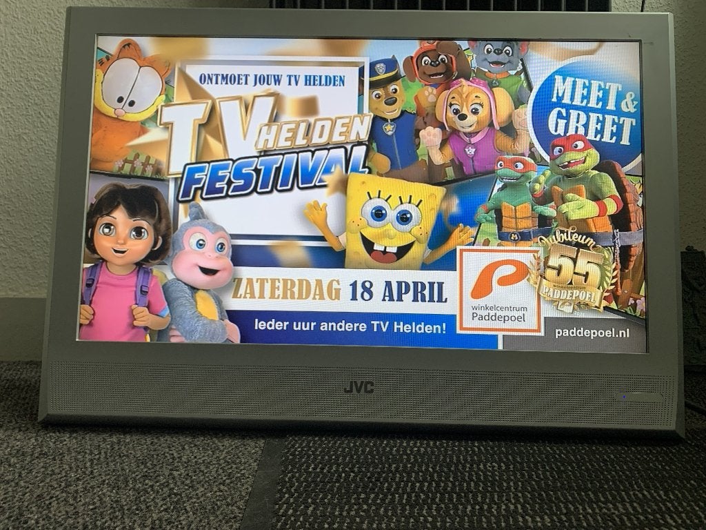 TV JVC werkt goed met afstandsbediening. Model LT32R70SU, Gebruikt, 50 Hz, 80 tot 100 cm, Ophalen