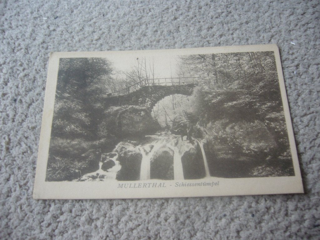 MULLERTHAL =  SCHIESSENTUMPEL  1934, Ophalen of Verzenden, 1920 tot 1940, Gelopen, België en Luxemburg