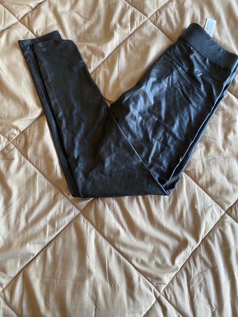zwarte Norfy lederlook legging, Kleding | Dames, Zwart, Ophalen of Verzenden, Lang, Onbekend