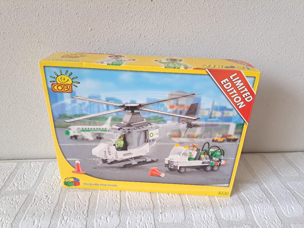 Limited Edition Cobi nr 1983 BP set helikopter en tankwagen, Ophalen of Verzenden, Gebruikt, Overige merken