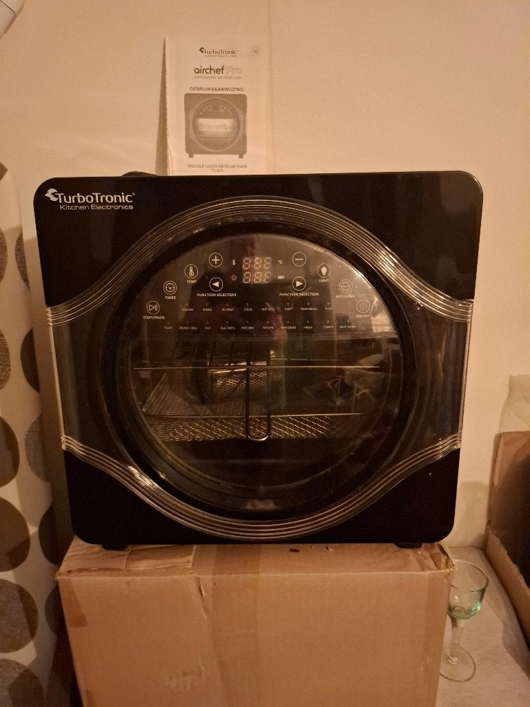 Turbo Tronic digitale lucht friteuse, Witgoed en Apparatuur, Ophalen of Verzenden, Zo goed als nieuw, Airfryer, 750 t/m 999 gram