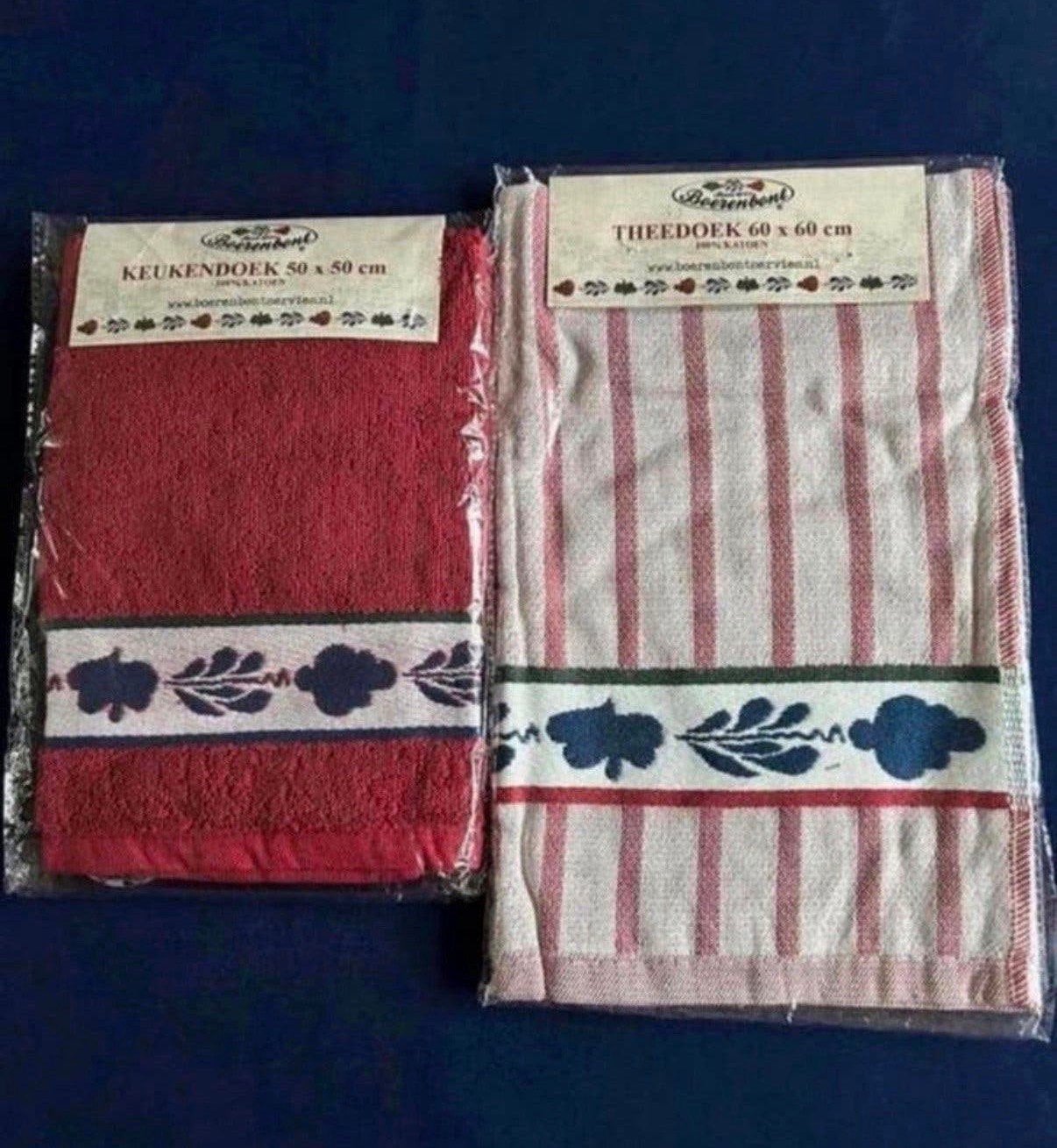 Boerenbont theedoek en keukendoek, Ophalen of Verzenden, Nieuw