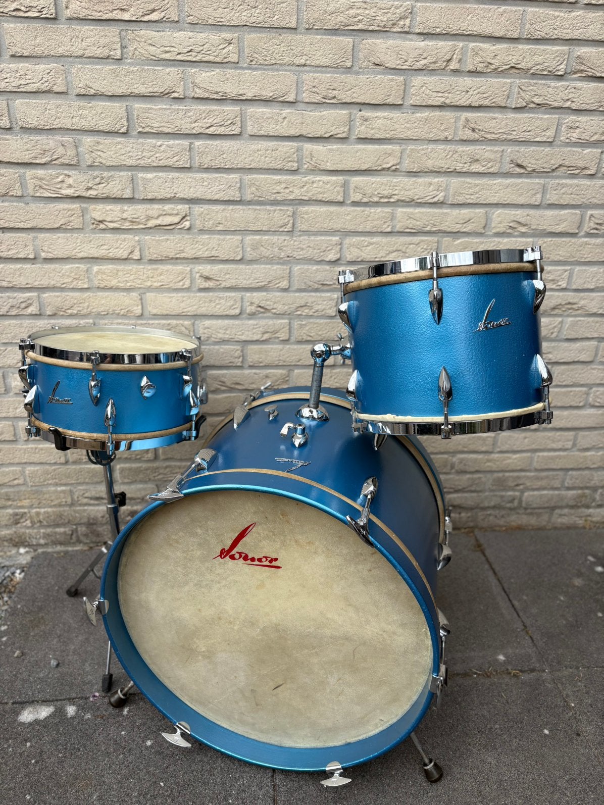 Vintage sonor kitje jaren 50 50s display reclame, Muziek en Instrumenten, Ophalen, Gebruikt, Sonor