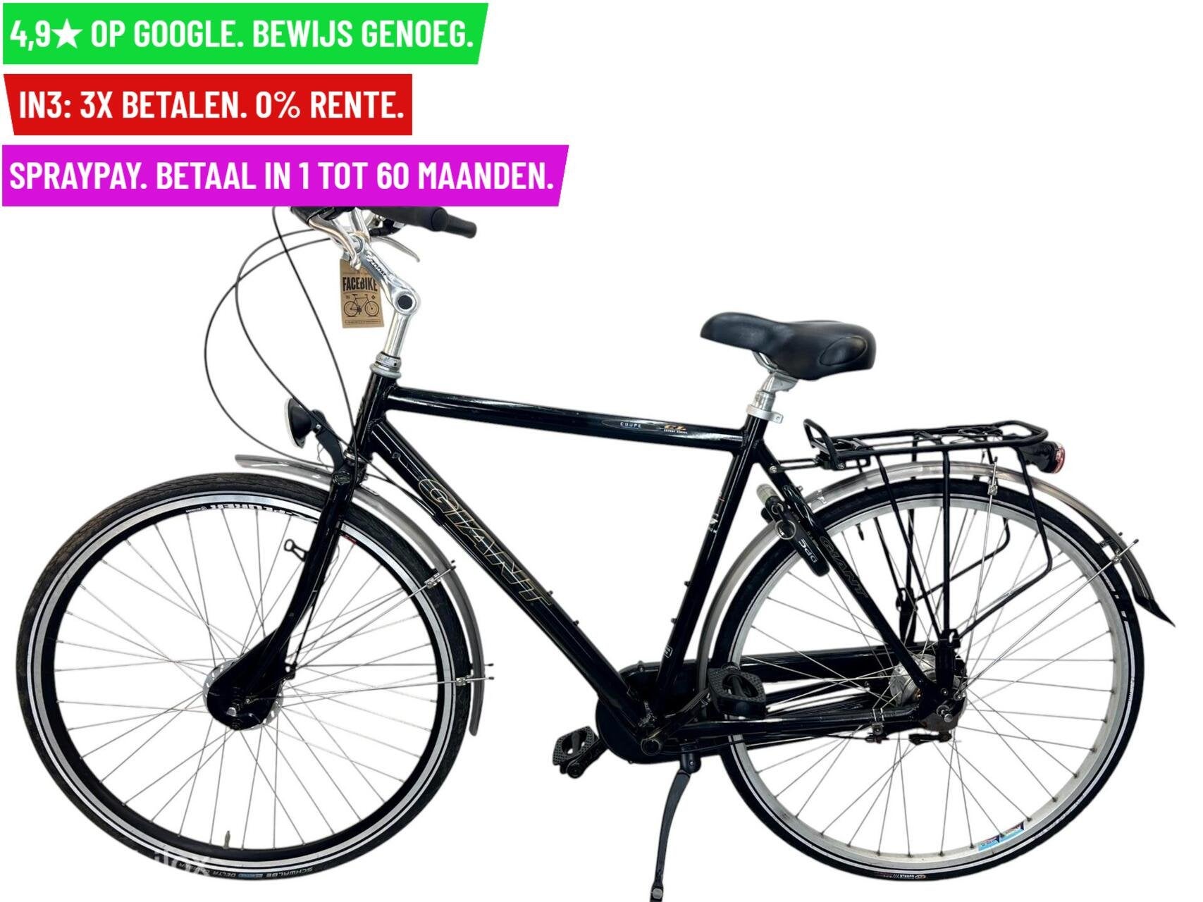 Herenfiets Giant Coupe 28"/54cm/7ver - Garantie/Levering, Fietsen en Brommers, Fietsen | Heren | Herenfietsen, 9713 Bv Groningen