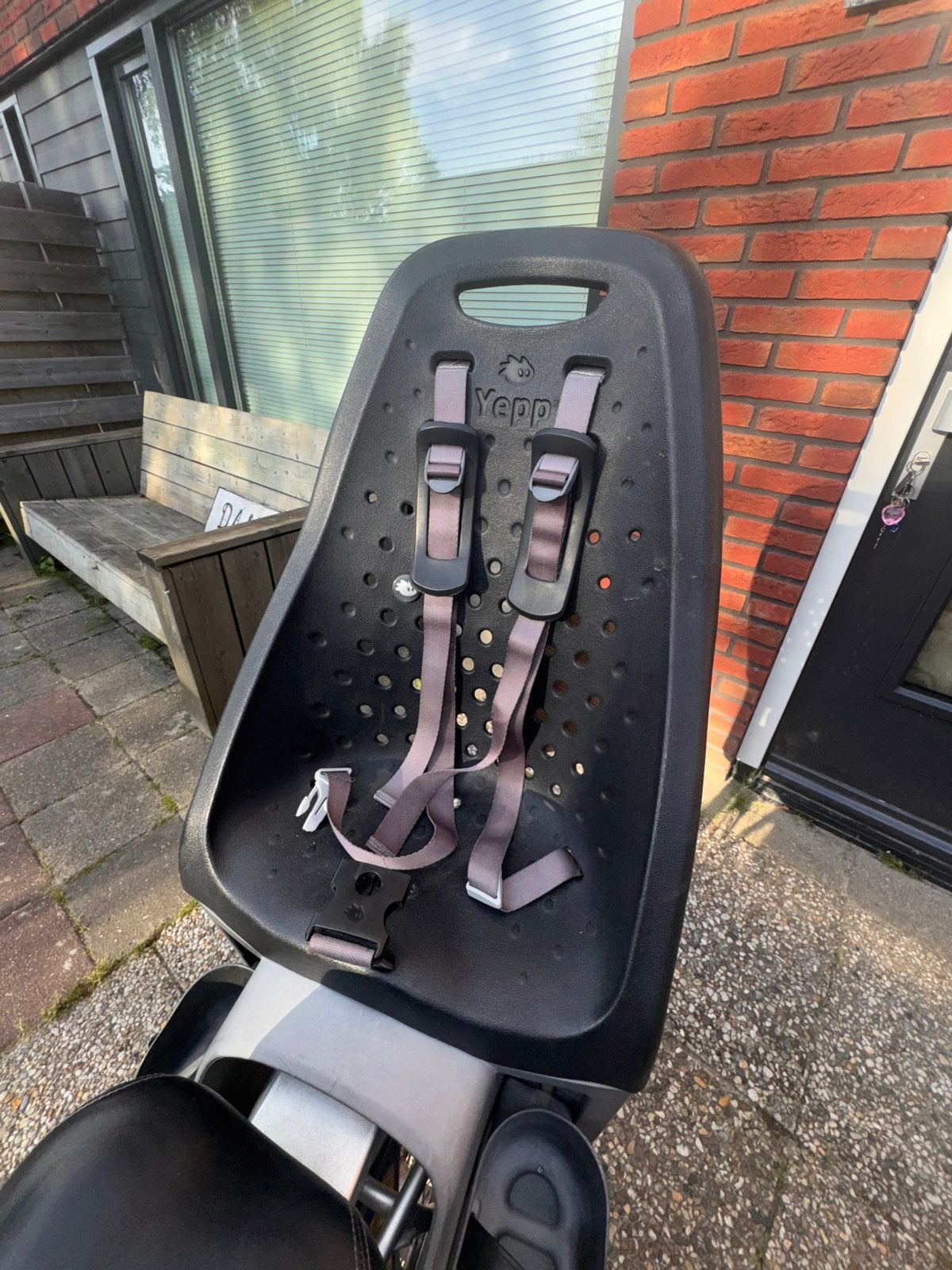 Fiets stoeltje, Ophalen, Gebruikt