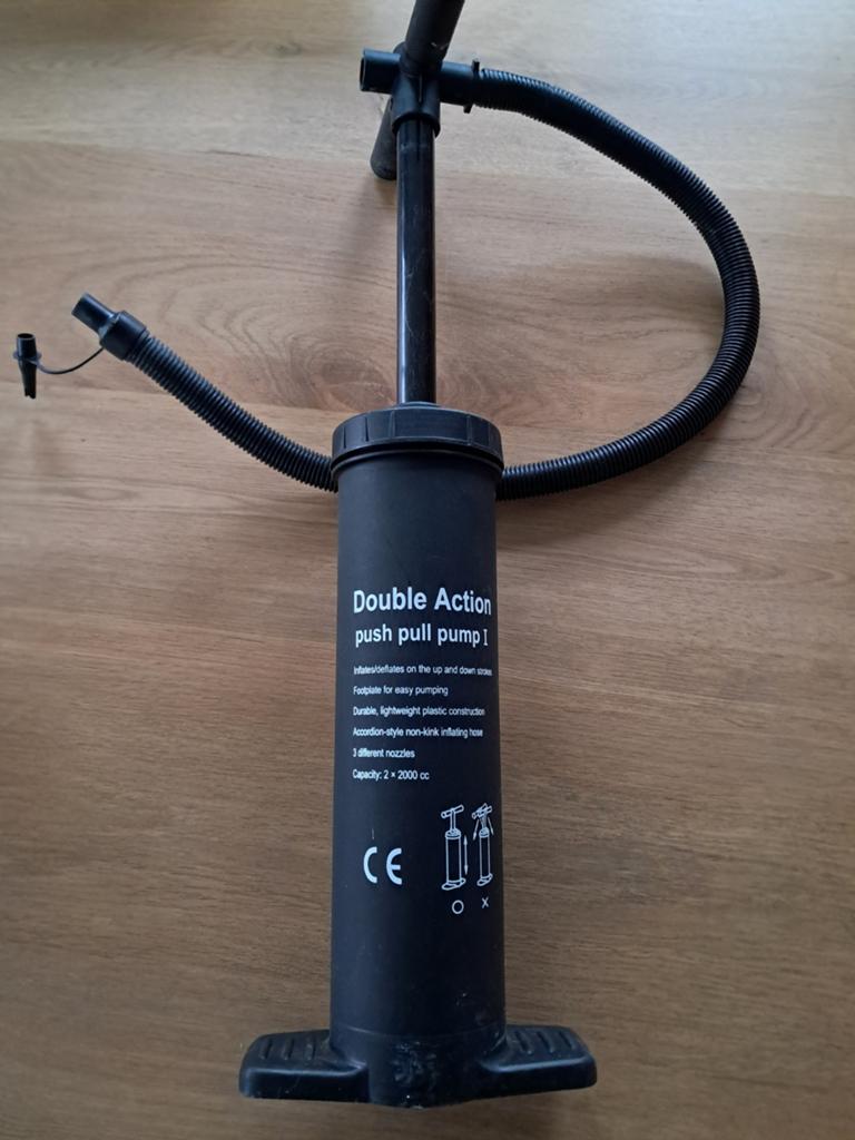 Double Action push pull pomp - snel opblazen/leeglopen, Ophalen, Gebruikt