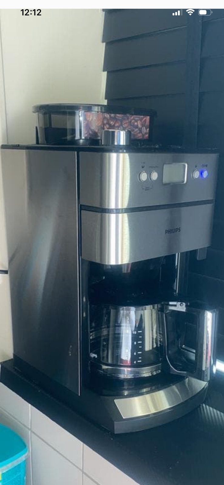 Philips grind&brew hd 7751/00 nieuw in doos 1 x getest !, Witgoed en Apparatuur, Koffiezetapparaten, 10 kopjes of meer, Ophalen of Verzenden