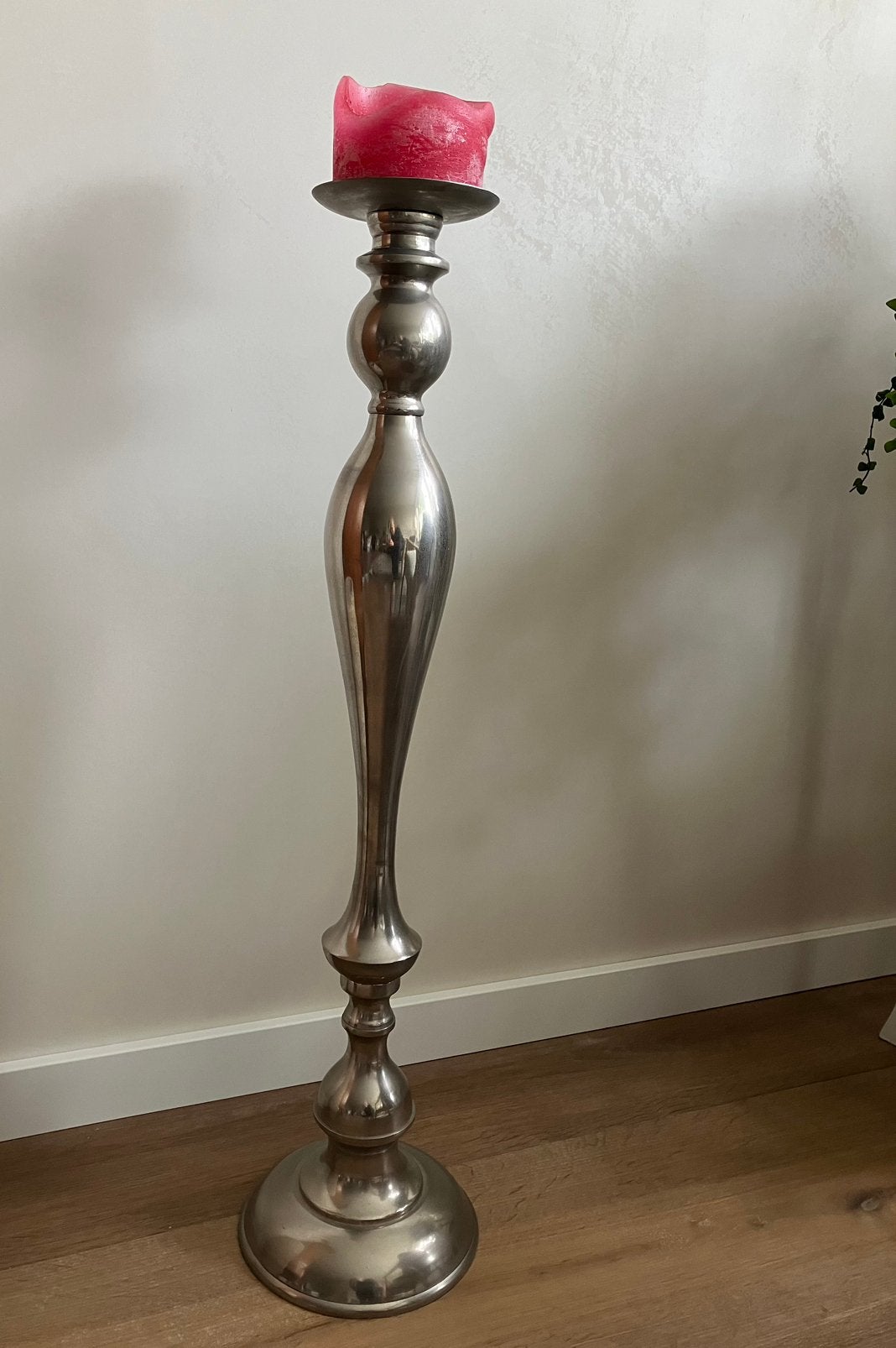 Kandelaar 82 cm hoog, Huis en Inrichting, Ophalen, Zo goed als nieuw, Kandelaar, Metaal