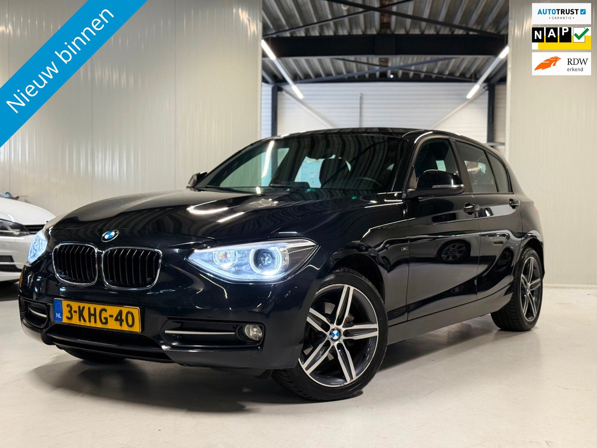 BMW 1-serie 114i 1.6T Sport Edition Navi|Led|NL AUTO!, 1-Serie, Euro 5, Achterwielaandrijving, Gebruikt