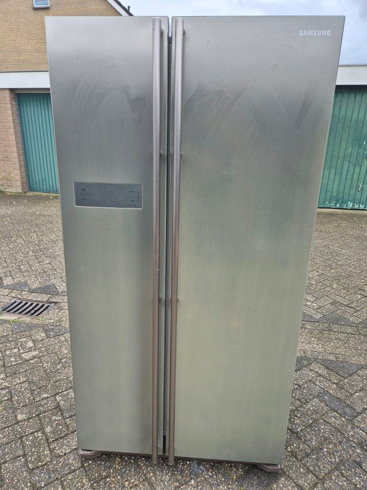 Samsung RS7528THCSP RVS amerikaanse koelkast A++, 200 liter of meer, 60 cm of meer, Met aparte vriezer, Zo goed als nieuw