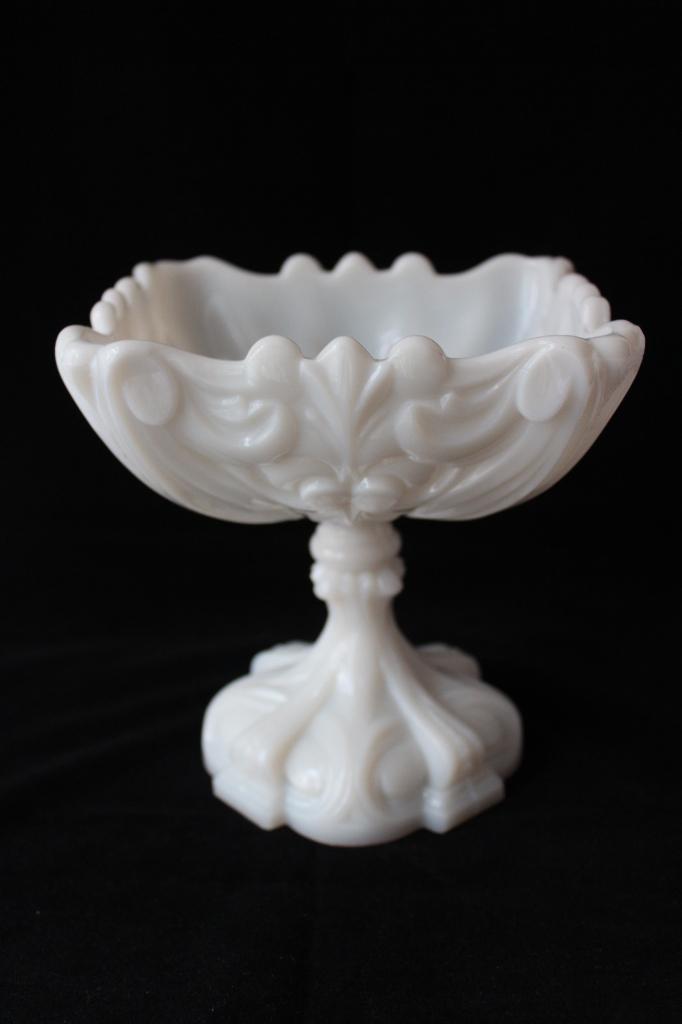 Antiek Frans Portieux Vallerysthal opaline glas schaal 1930, Ophalen of Verzenden