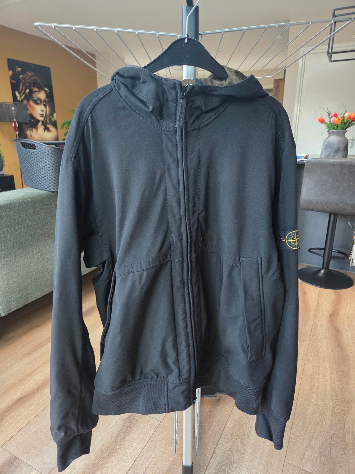 Stone Island soft shell jas xxxl, Zwart, Overige maten, Ophalen of Verzenden, Stone Island