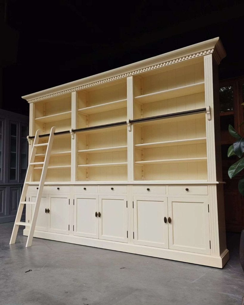Grote boekenkast met ladder | Private library | 300cm  #3782